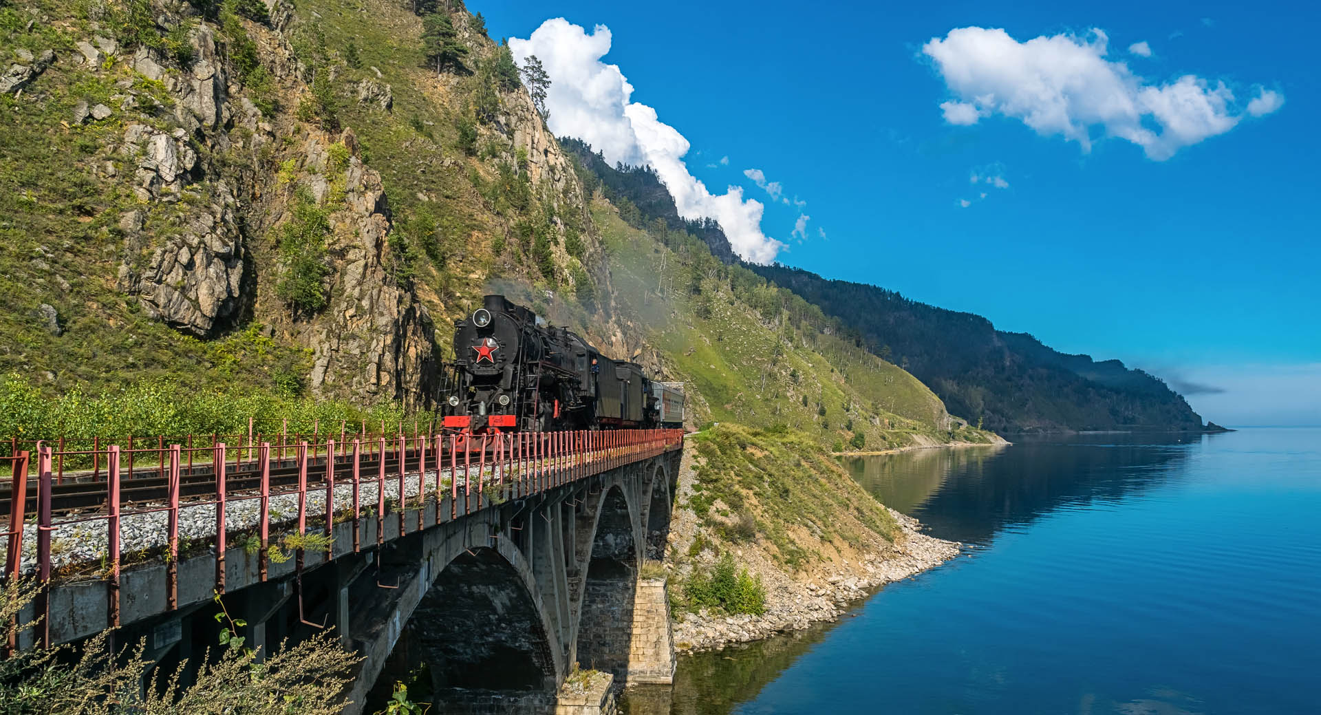 Кругобайкальская железная дорога фото